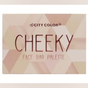 City Color Cheeky Face Bar Palette - Gold and Cream